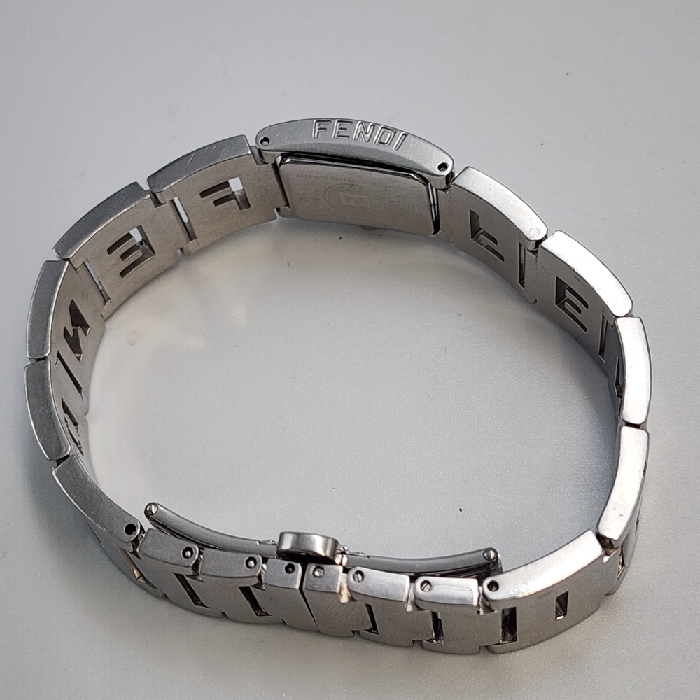 FENDI Woman's 3150L Stainless Watch With Blue Face - Picture 4 of 9